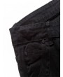 Solid Color Drape Ripped Decoration Jeans - Black 34