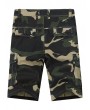Zipper Fly Camouflage Print Casual Shorts - Multi 34