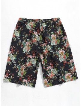 Allover Flower Print Shorts - Multi M