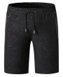 Zipper Pockets Casual Drawstring Shorts - Black Xl