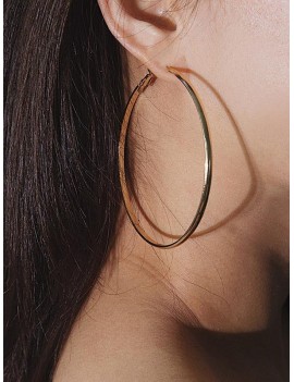 4Pairs Brief Hoop Earrings Set - Multi-a