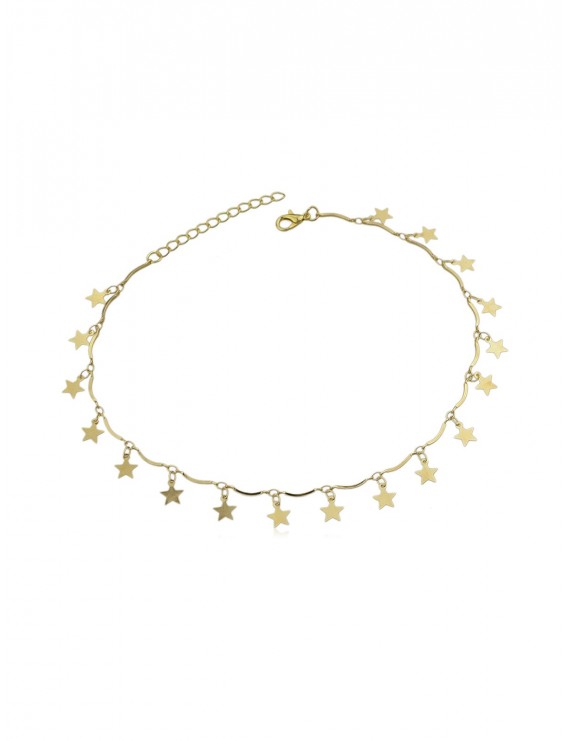 Brief Star Charm Necklace - Gold