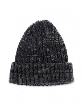 Winter Knitted Simple Elastic Classic Hat - Black