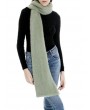 Solid Color Decoration Fluffy Scarf - Camouflage Green Regular
