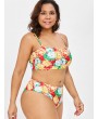 Plus Size Floral Swimwear Set - Multi 1x