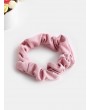  Textured Knit Scrunchie - Pig Pink
