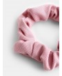  Textured Knit Scrunchie - Pig Pink